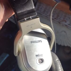 Philips SBC HN110 Silver and Black Wired Headphones